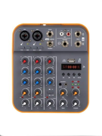 Микшерный пульт 4-х канальный MixMaster-1