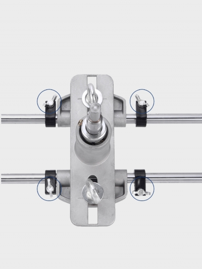 Кондуктор для врезки замков Dongset KF-3, 3 фрезы-5